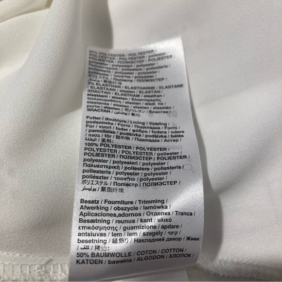 LUISA CERANO Sz 8 Mesh Gold Stripe  Sleeveless Raw Edge Hem Long Line Top - Picture 11 of 12